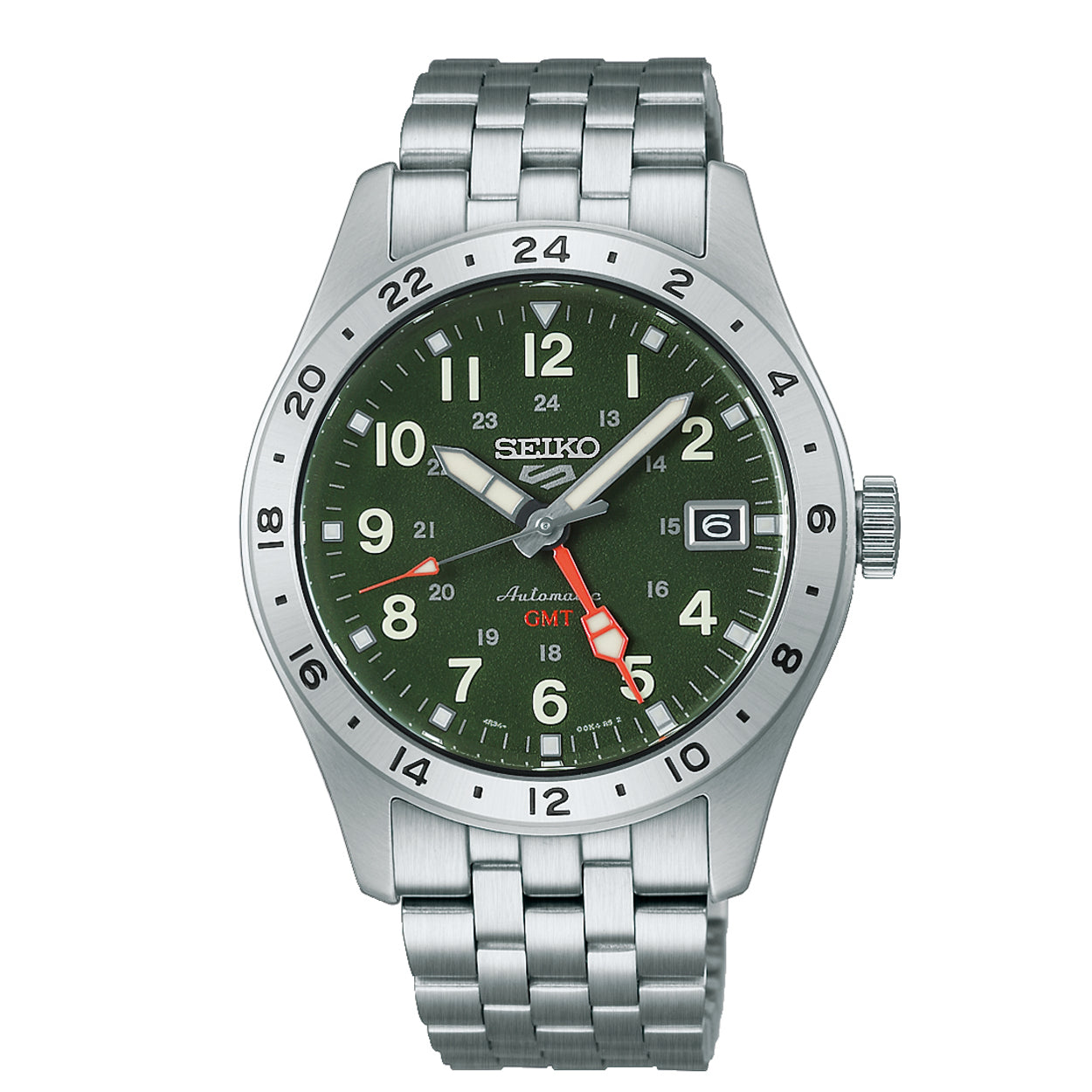 Seiko 5 Sports Herenhorloge HDB001K1 groen - HDB001K1