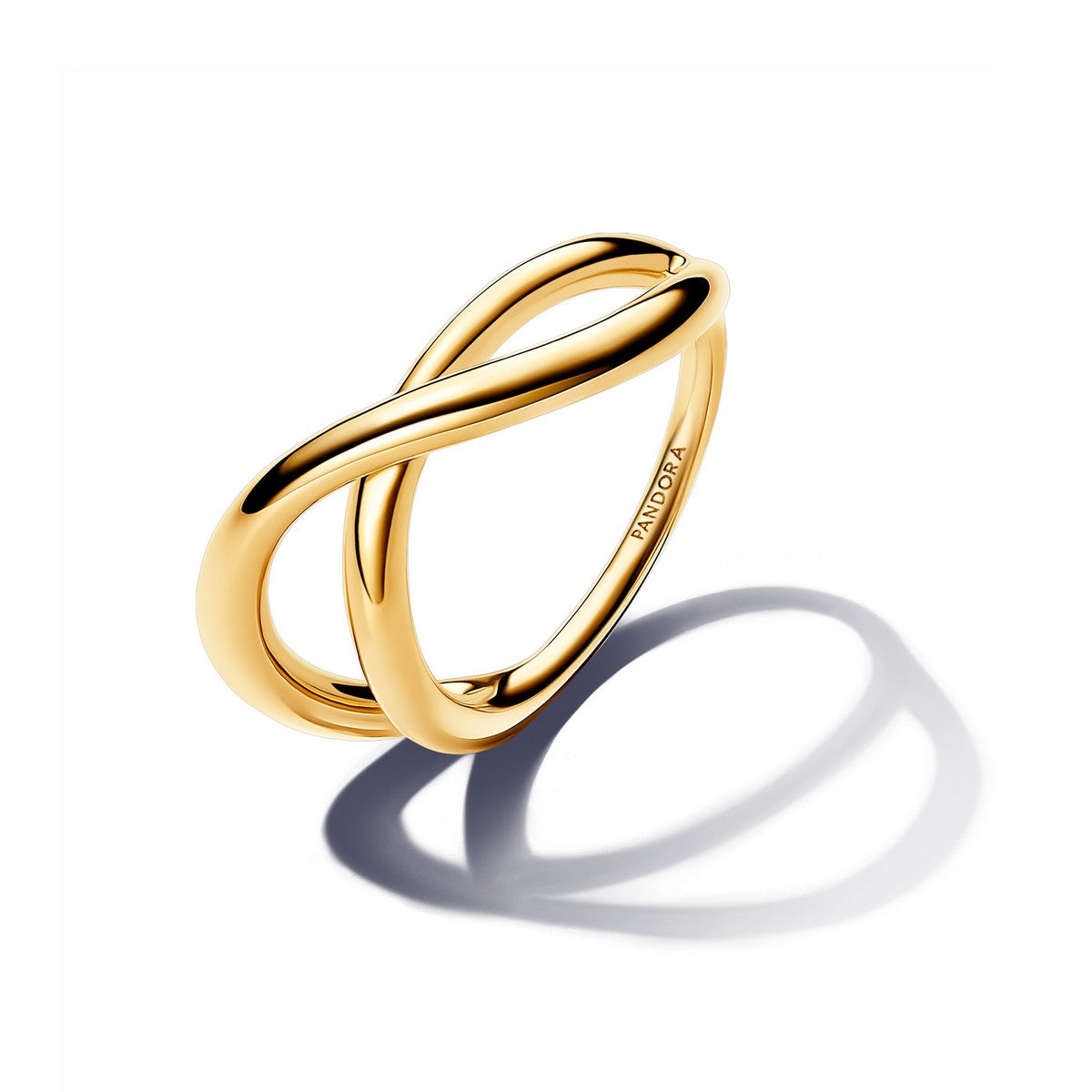 Pandora Organisch Gevormde Infinity Ring goudverguld - 163318C00