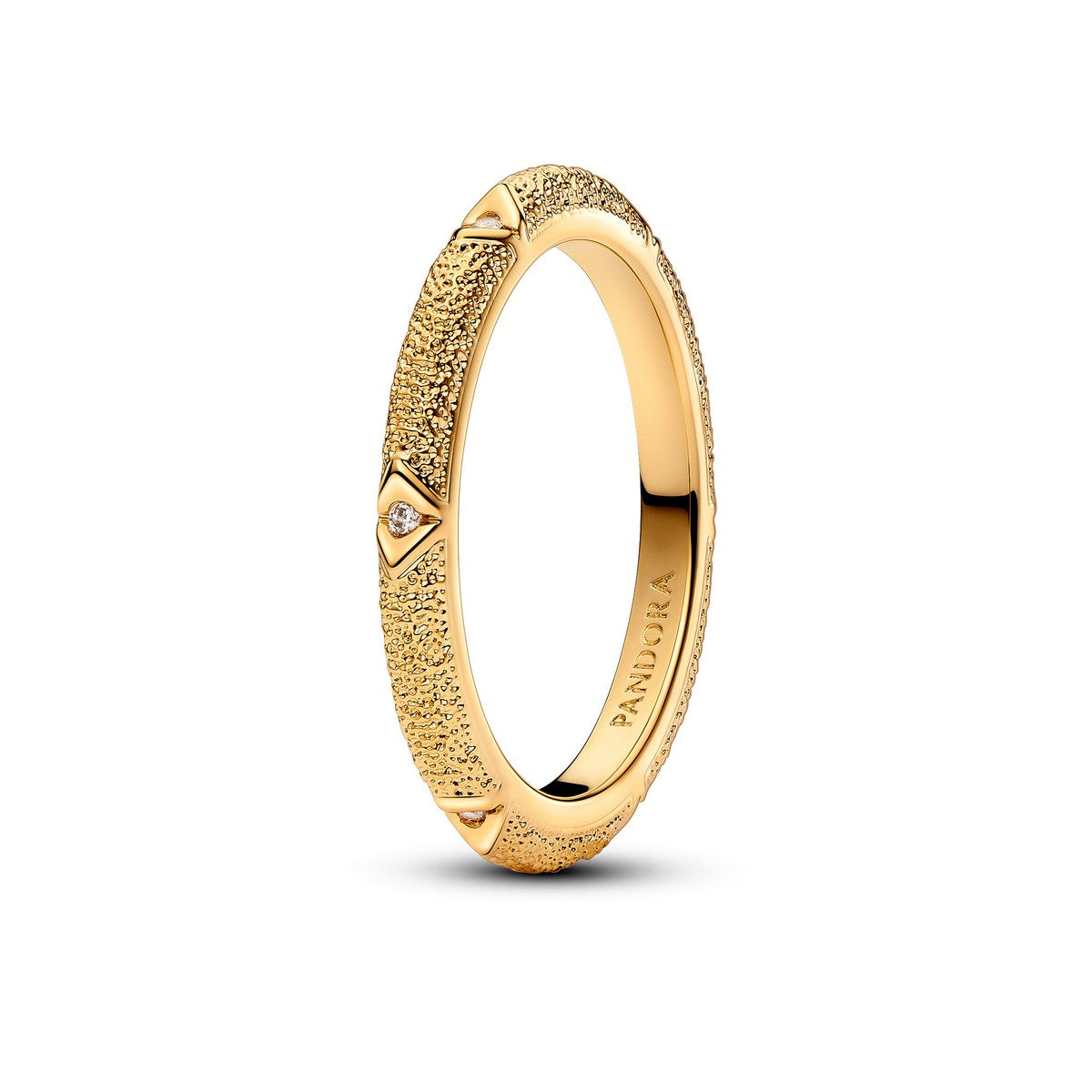 Pandora ME Textuur & Stenen Ring goudverguld - 163322C01