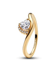 Pandora Golvende Hart Ring 163660C01 - PansiteNederland.nl