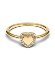 Pandora Graveerbare Hart Halo Ring met Zirkonia - 163801C01 - PansiteNederland.nl