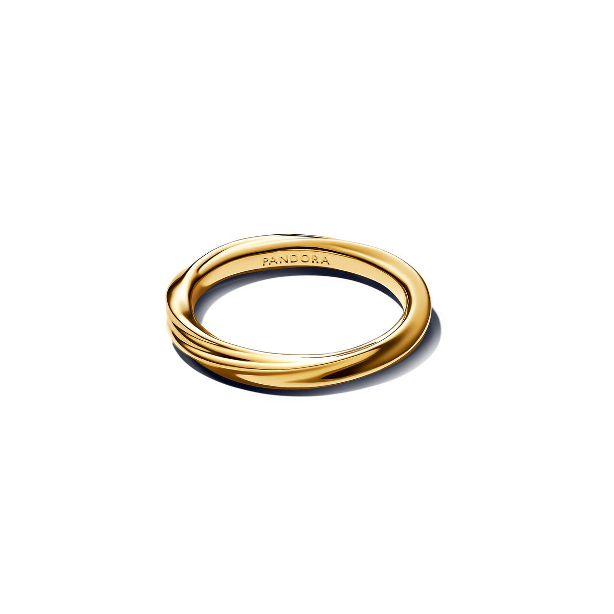 Pandora Gedraaide ring goudverguld - 163888C00