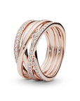 Pandora Sparkling & Polished Lines Ring 180919CZ - PansiteNederland.nl
