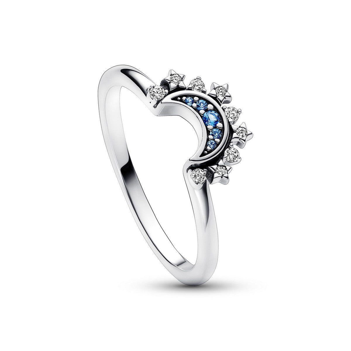 Pandora Hemels Blauwe Sprankelende Sterrenring zilver - 192675C01