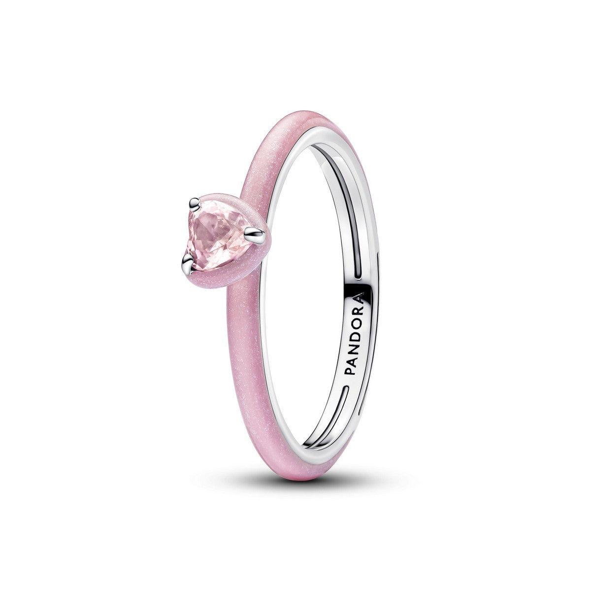 Pandora Roze Chakra Hart Ring zilver - 193088C02