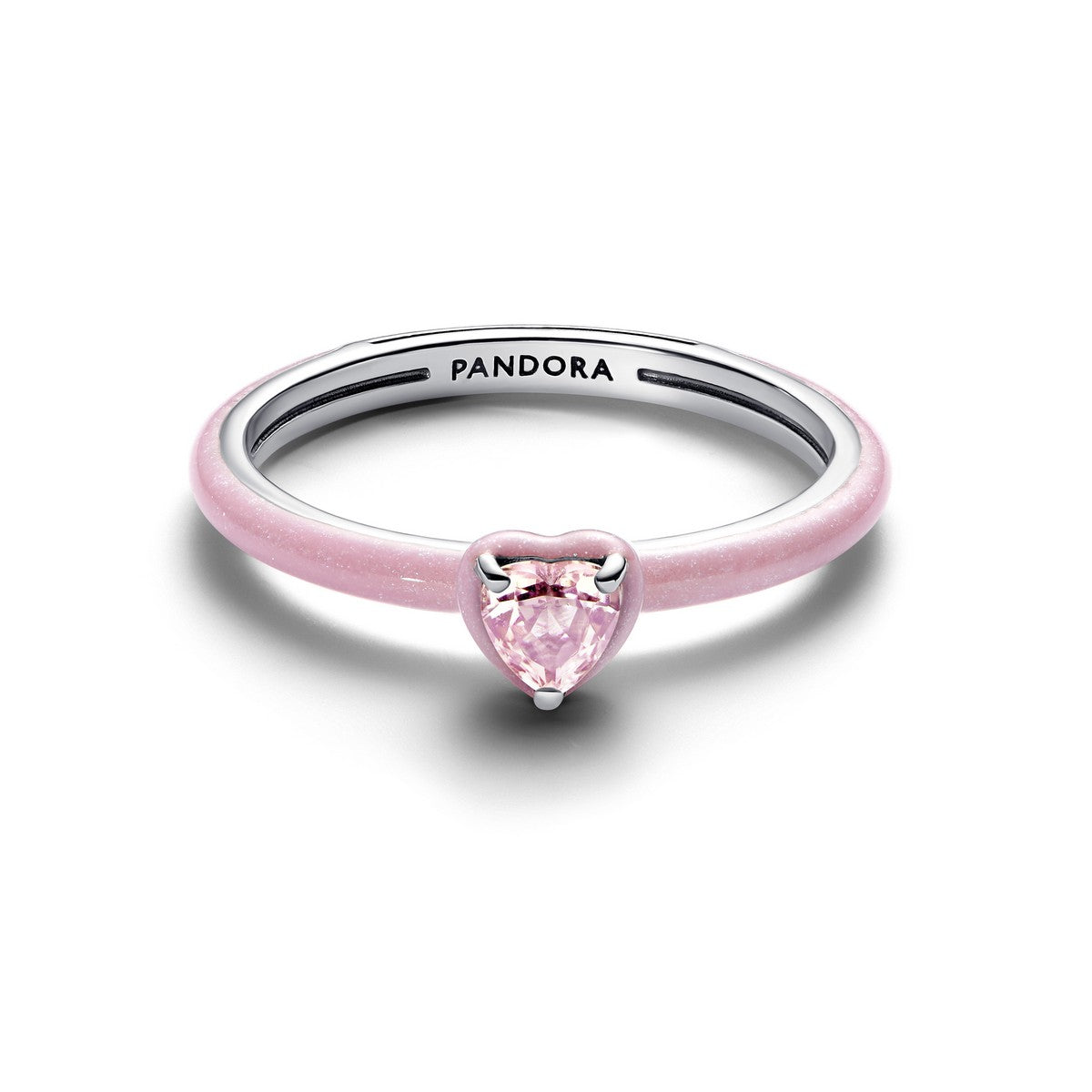 Pandora Roze Chakra Hart Ring zilver - 193088C02