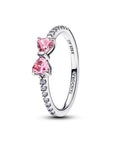 Pandora Sprankelende ring met roze strik – 193510C01 - PansiteNederland.nl