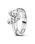 Pandora Project Red Vrienden Zilveren Splittbare Ring – 193575C00 - PansiteNederland.nl