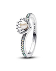 Pandora Disney Prinses Ariël Schelp Behandelde Gecultiveerde Zoetwaterparel Ring 193654C01 - PansiteNederland.nl