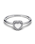 Pandora Ring Hart Sterling Zilver met Zirkonia - Graveerbaar - 193801C01 - PansiteNederland.nl