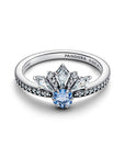 Pandora Disney Elsa Tiara Ring 194134C01 – Sterling Zilver met Blauwe Stenen