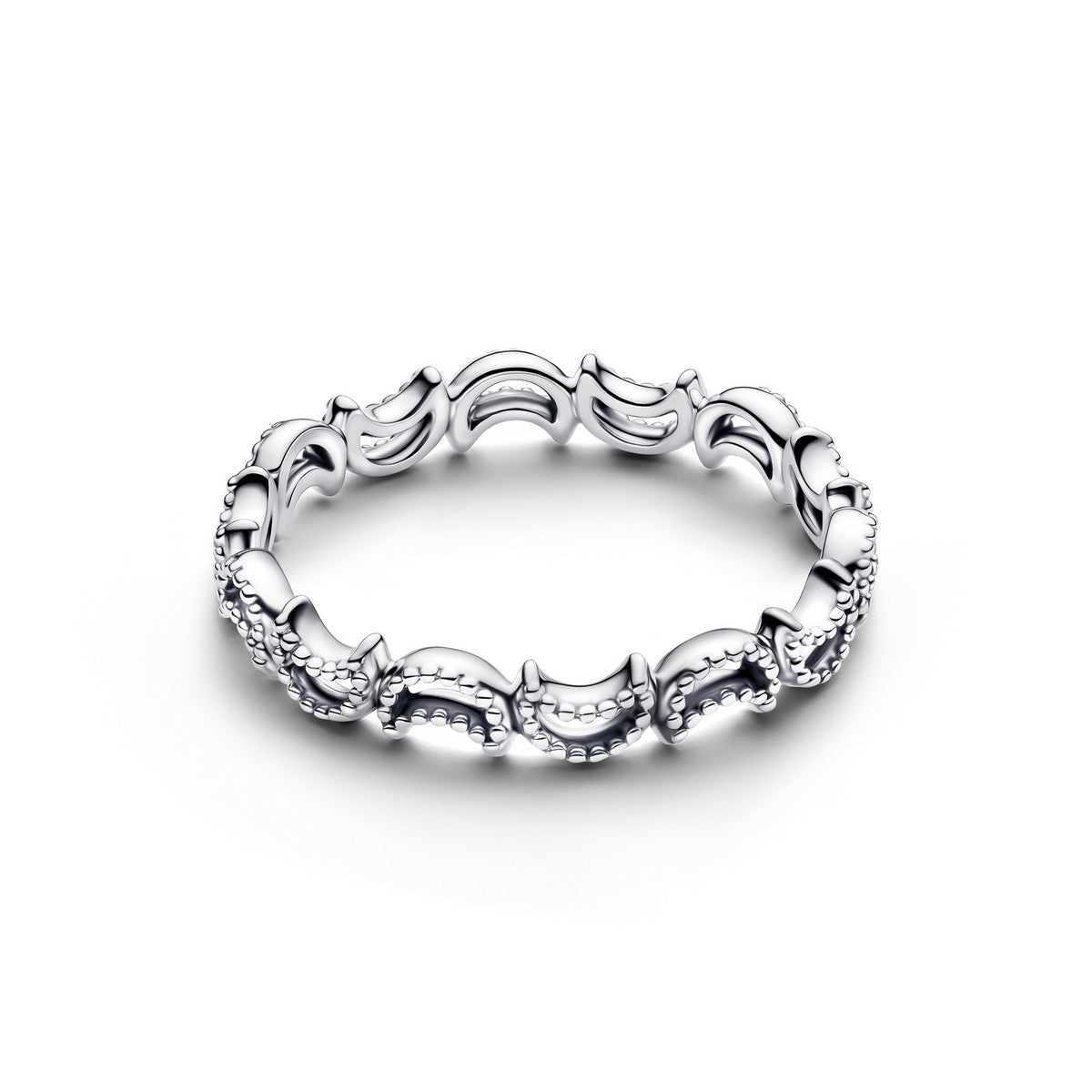 Pandora Maan Ring 194258C00 – Sterling Zilver met Kralen
