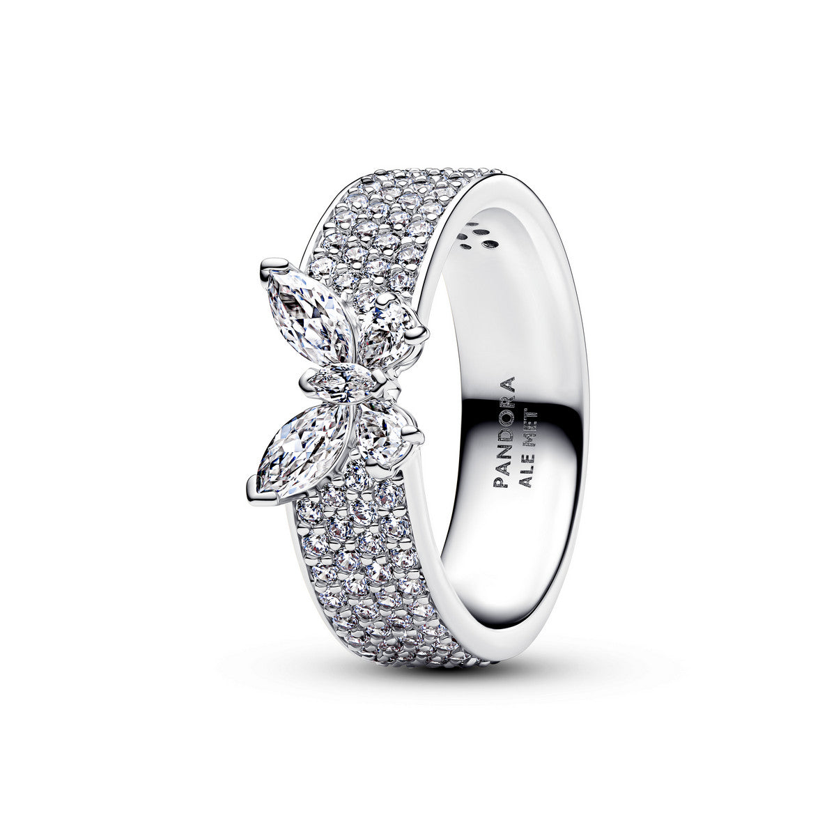 Pandora Sprankelende Vlinder Opvallende Ring zilver - 194270C01