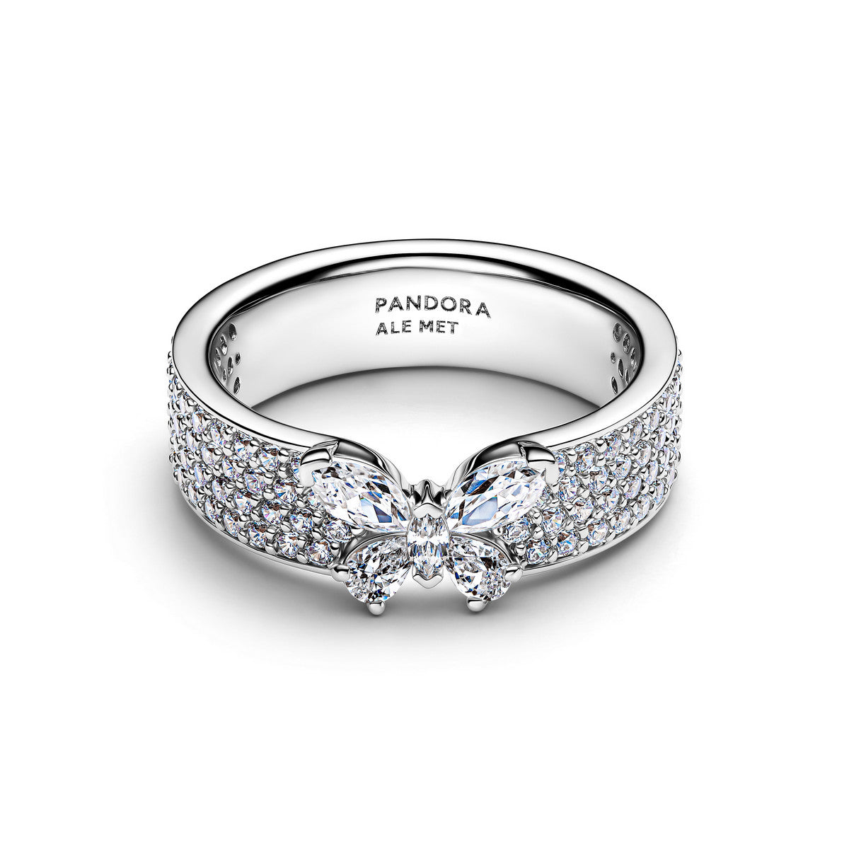 Pandora Sprankelende Vlinder Opvallende Ring zilver - 194270C01