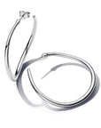 Pandora ESSENCE Zilveren Organisch Gevormde 42 mm Open Oorringen 293299C00 - PansiteNederland.nl
