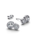 Pandora Omarmende Halo Oorknoppen met Zirkonia - 293774C01 - PansiteNederland.nl
