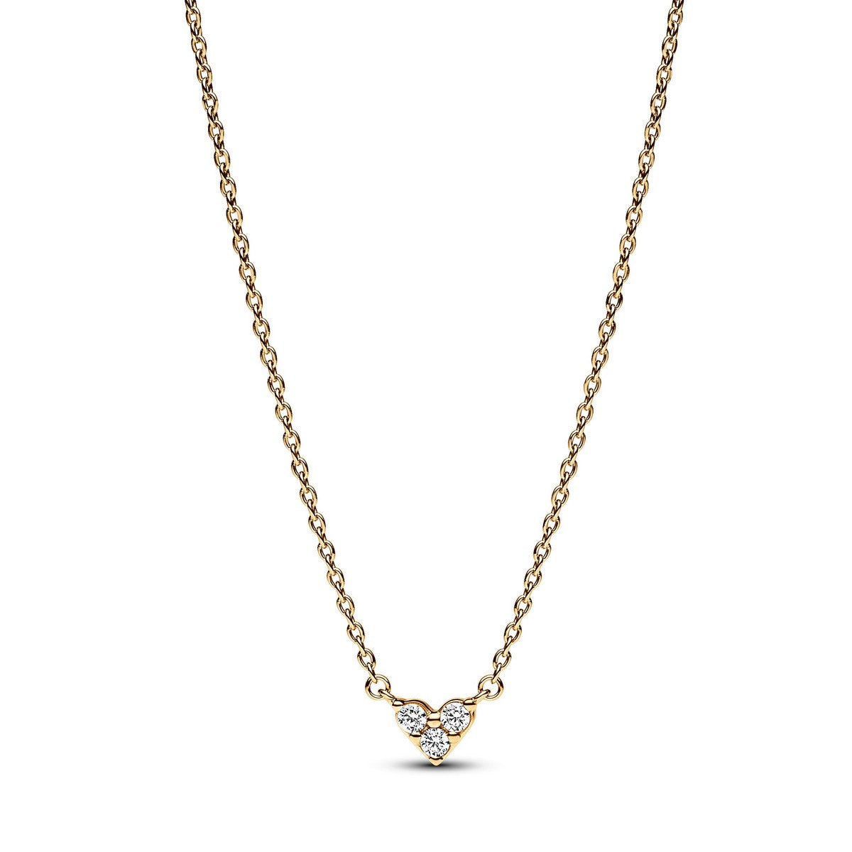 Pandora ketting 14k Gold-plated met zirkonia 363014C01, exclusief en kwalitatief hoogwaardig. Ontdek nu!