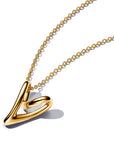 Pandora ESSENCE Organisch Gevormde Ketting met Hartvormige Hanger - 363272C00 - PansiteNederland.nl