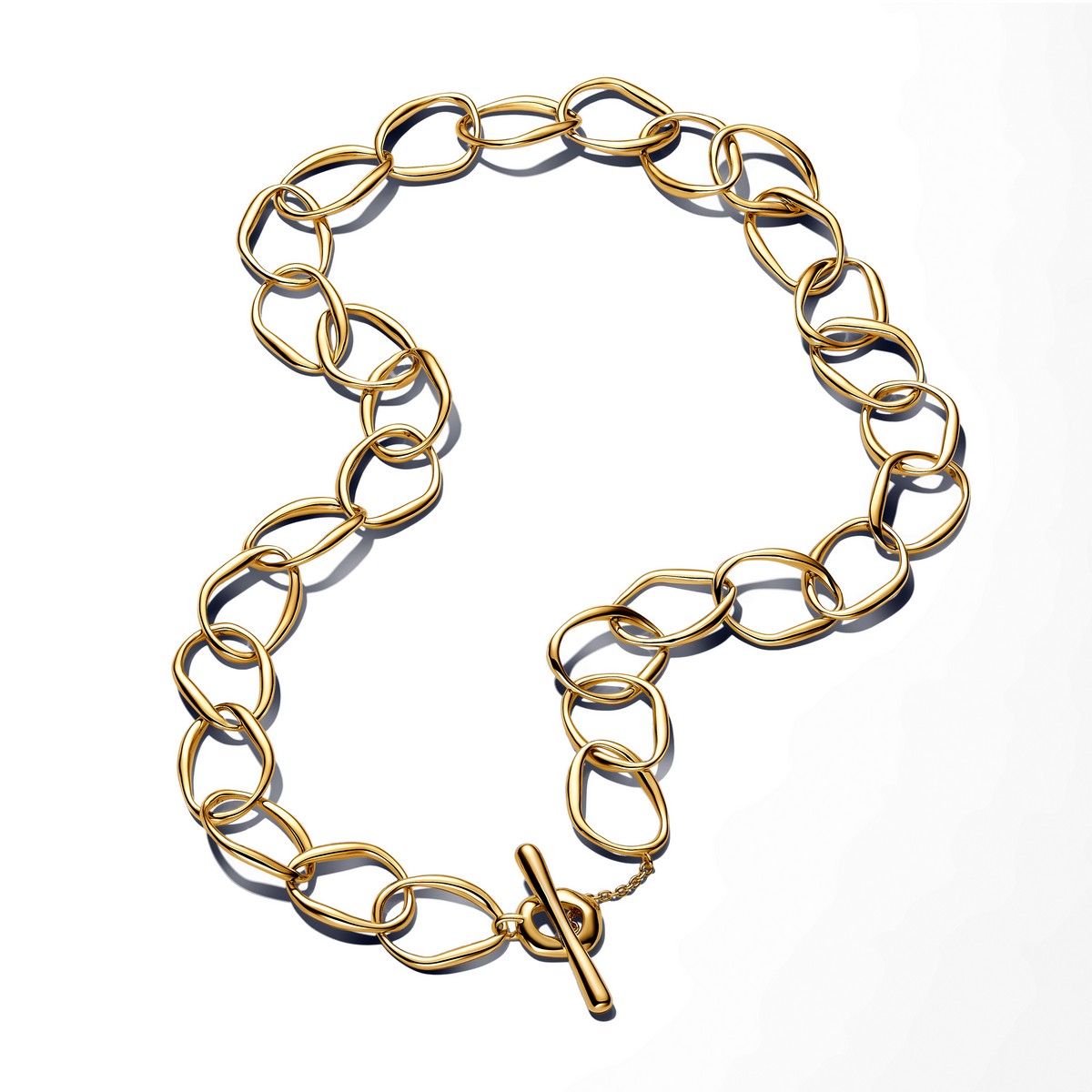 Pandora Organisch Gevormde Schakelketting goudverguld - 363881C00