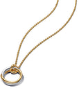 Pandora Essence Organisch Gevormde Ketting met Tweekleurige Hanger - 363882C00 - PansiteNederland.nl