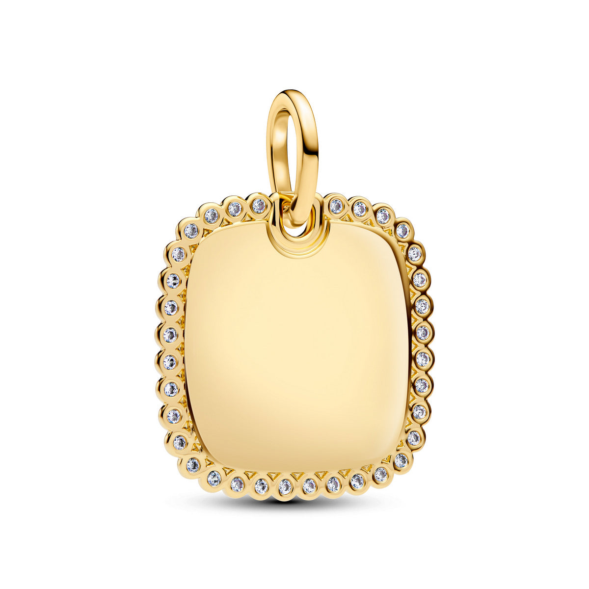 Pandora Hanger graveerbaar vierkant plaatje 364009C01