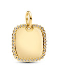 Pandora Hanger graveerbaar vierkant plaatje 364009C01
