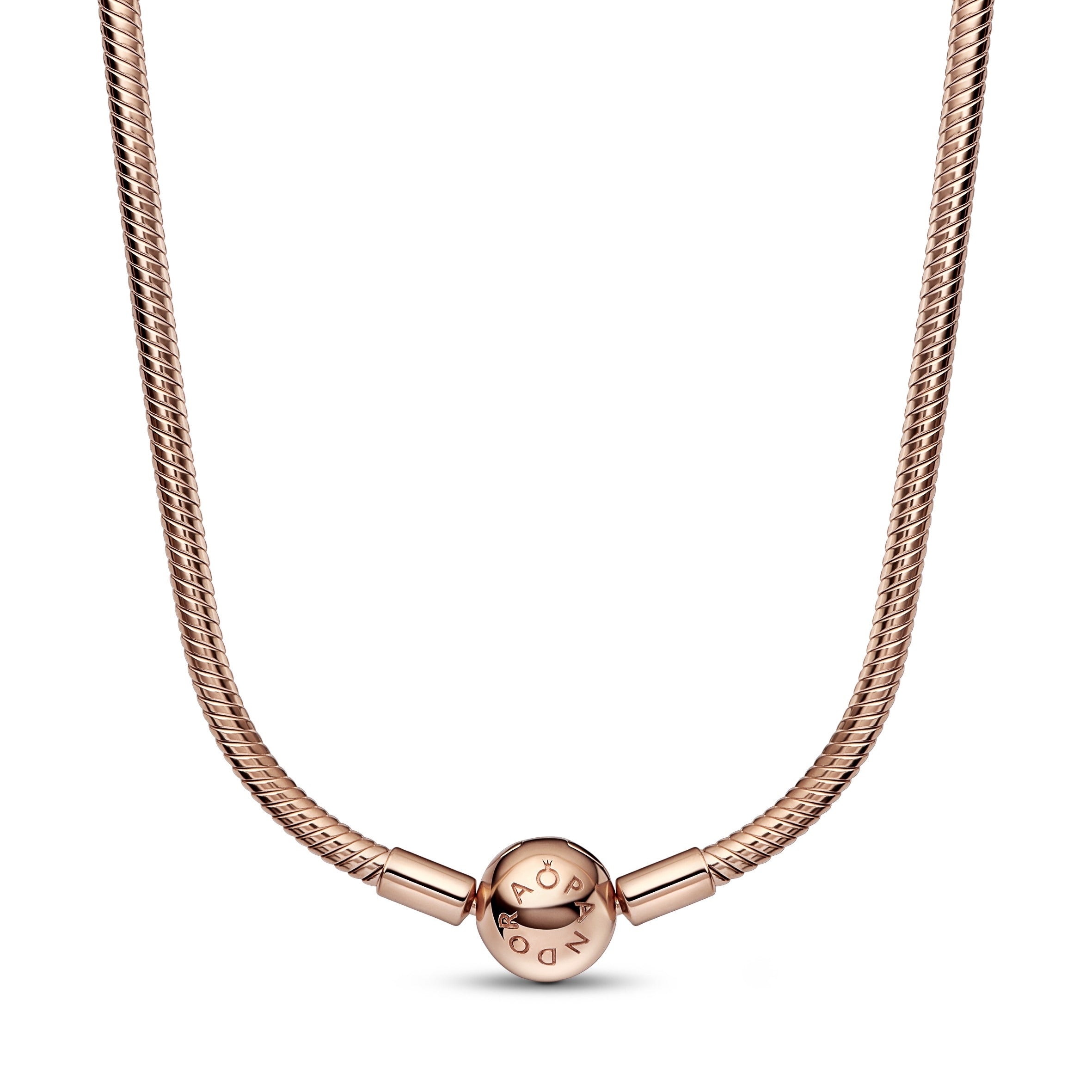 Pandora Moments Slangenschakelketting roségoudverguld - 382234C00