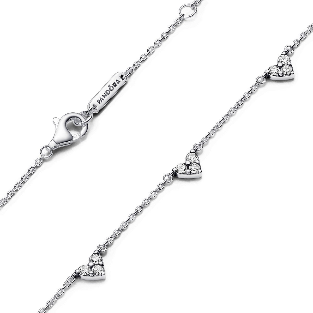 Pandora Hearts Sterling Zilver Collier met Zirkonia 393160C01 - PansiteNederland.nl