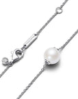 Pandora Sterling Zilver Collier met Zoetwaterparel en Zirkonia 393167C01 - PansiteNederland.nl