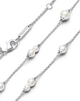 Pandora Sterling Zilver Collier met Zoetwaterparel en Zirkonia 393175C01 - PansiteNederland.nl