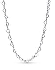Pandora Zilveren Ketting met Hart Hanger Zilveren Ketting | 45 cm - 393334C00 - PansiteNederland.nl