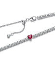 Pandora Choker met hart en halo Zilver - 393549C01 - PansiteNederland.nl