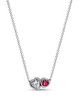 Pandora Halo Harten Ketting met Hanger 393632C01 - PansiteNederland.nl