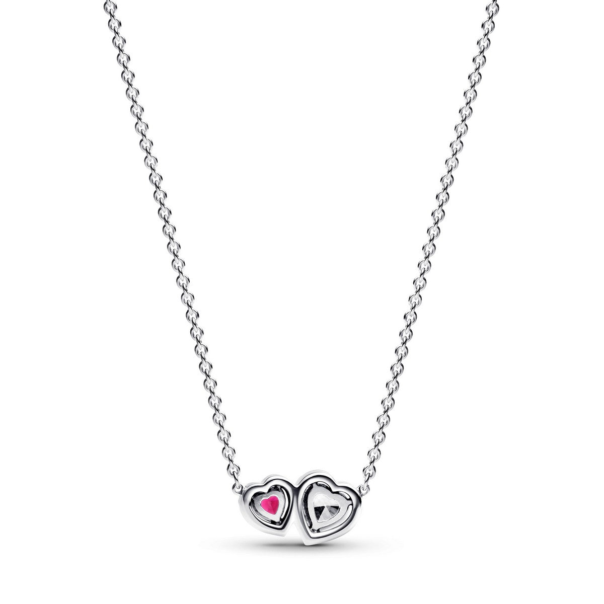Pandora Halo Harten Ketting met Hanger 393632C01 - PansiteNederland.nl