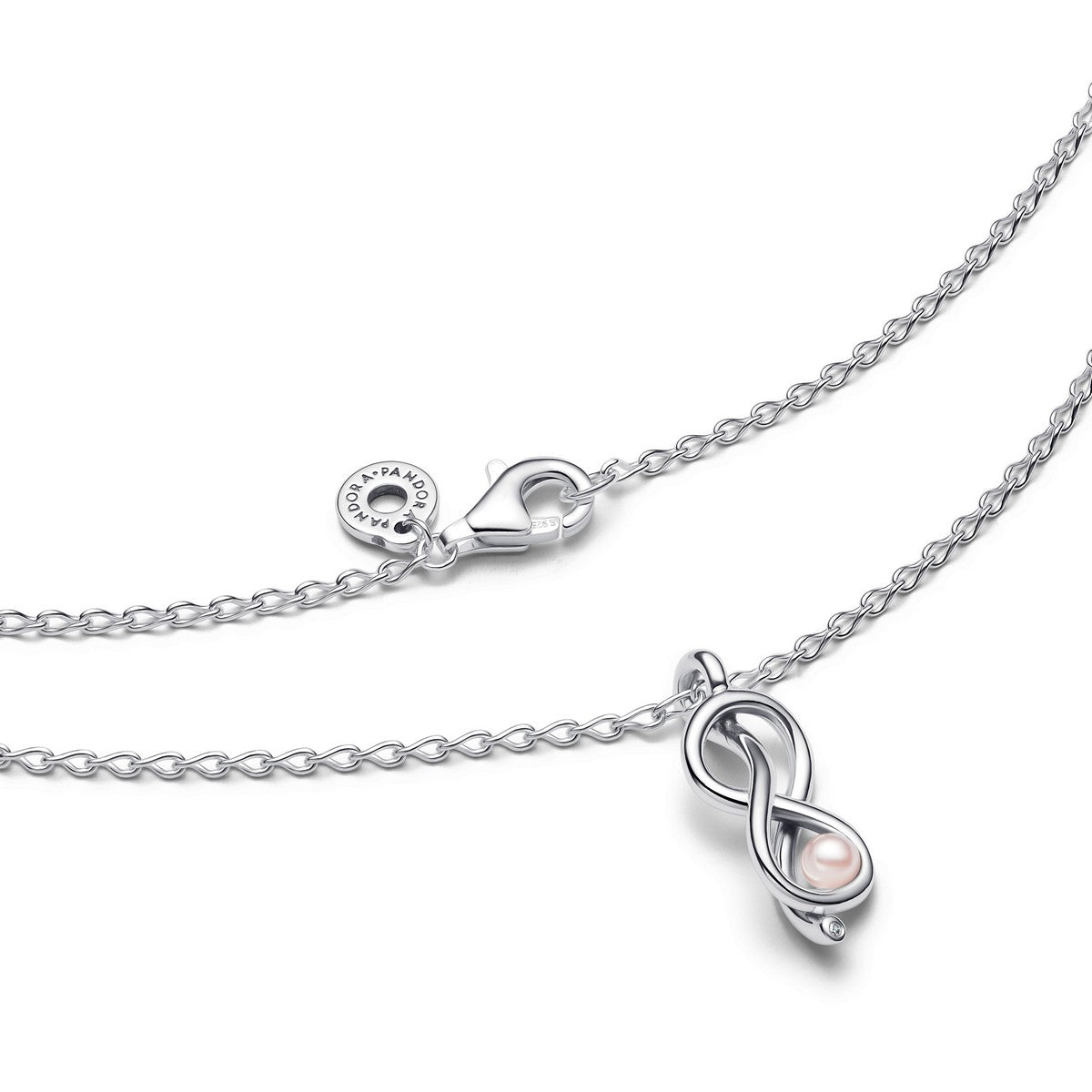 Pandora Oneindige Knoop Collier Ketting met Zirkonia - 393762C01 - PansiteNederland.nl