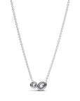 Pandora Omarmende Halo Ketting met Zirkonia - 393776C01 - PansiteNederland.nl