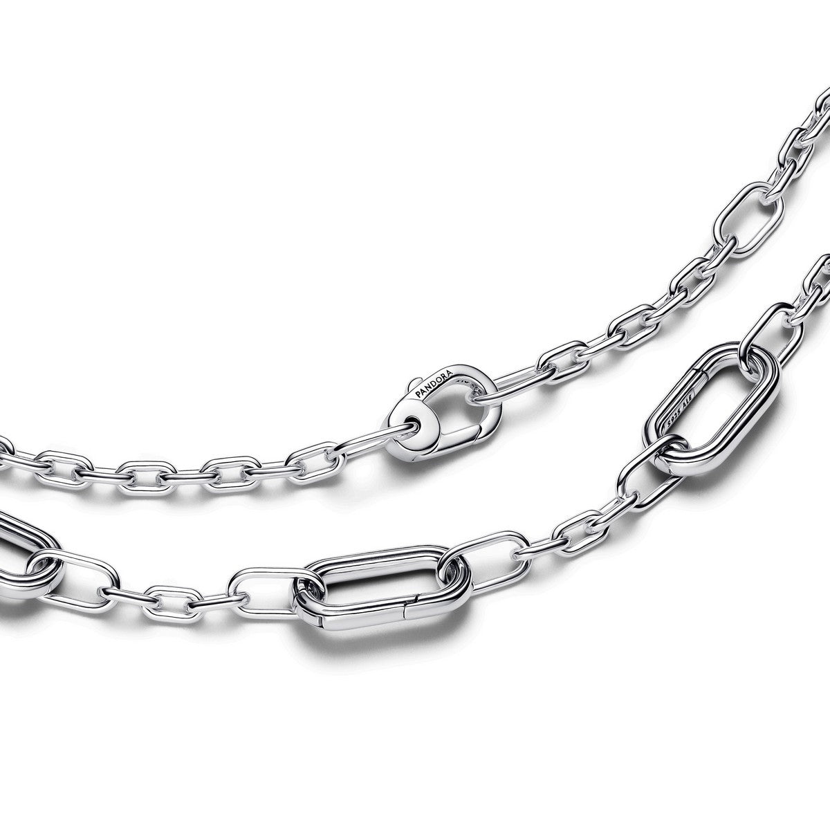 Pandora Vijf Schakels Halsketting zilver - 393861C00