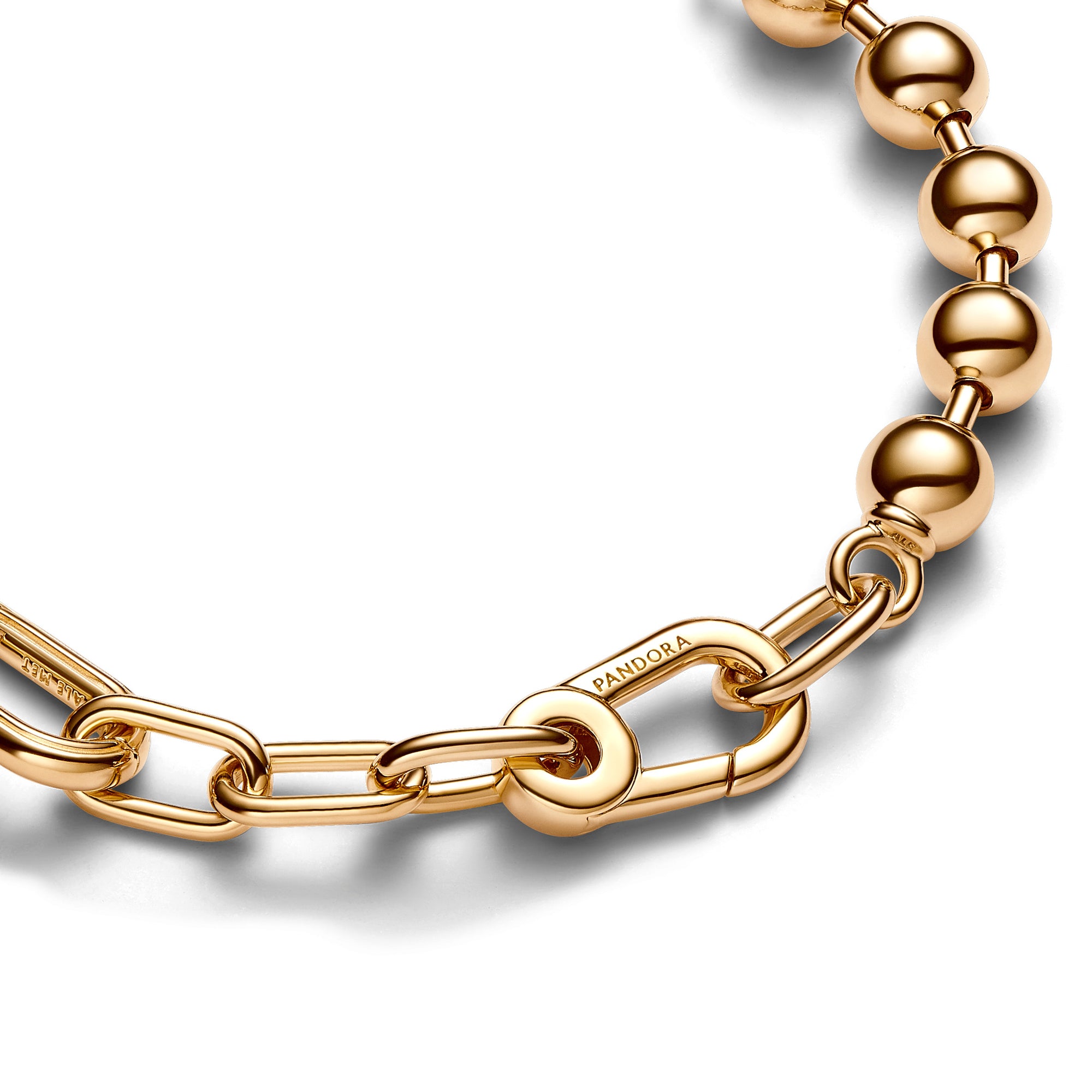 Pandora Me Metal Bead & Link armband 14k Gold-plated 562793C00, exclusief en kwalitatief hoogwaardig. Ontdek nu!