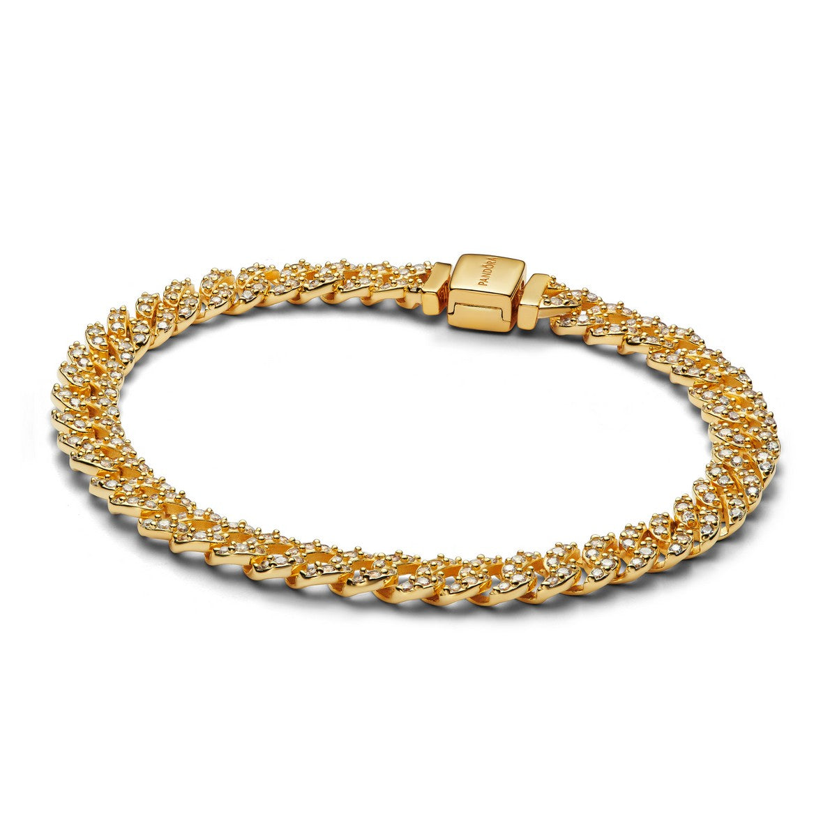 Pandora Armband met Cubaanse schakel en pavé - 563008C01 - PansiteNederland.nl