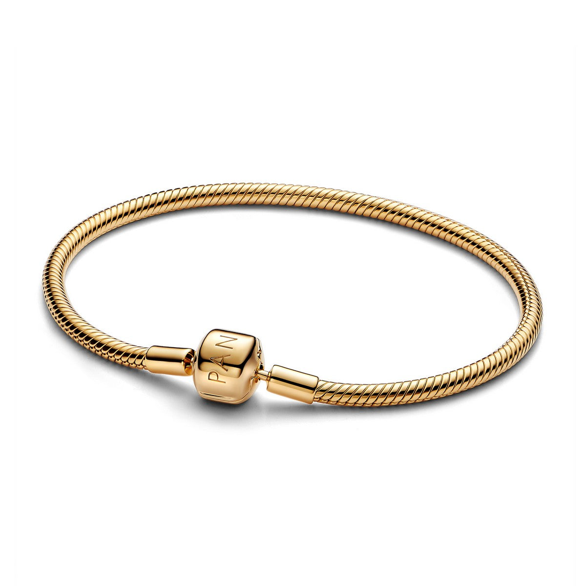 Pandora Moments Snake-armband met Cilindersluiting goudverguld - 563390C00