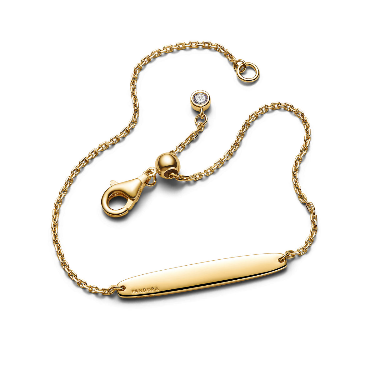 Pandora Schakelarmband met graveerbaar staafje 564010C01