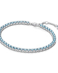 Pandora Sprankelende lichtblauwe tennisarmband - 591469C03 - PansiteNederland.nl