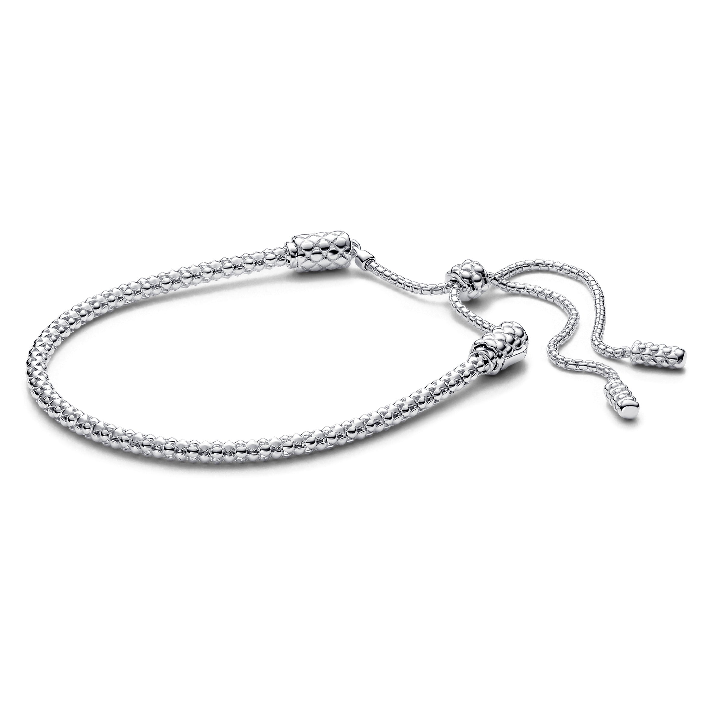 Pandora Moments schuifarmband met studded schakels zilver - 593090C00
