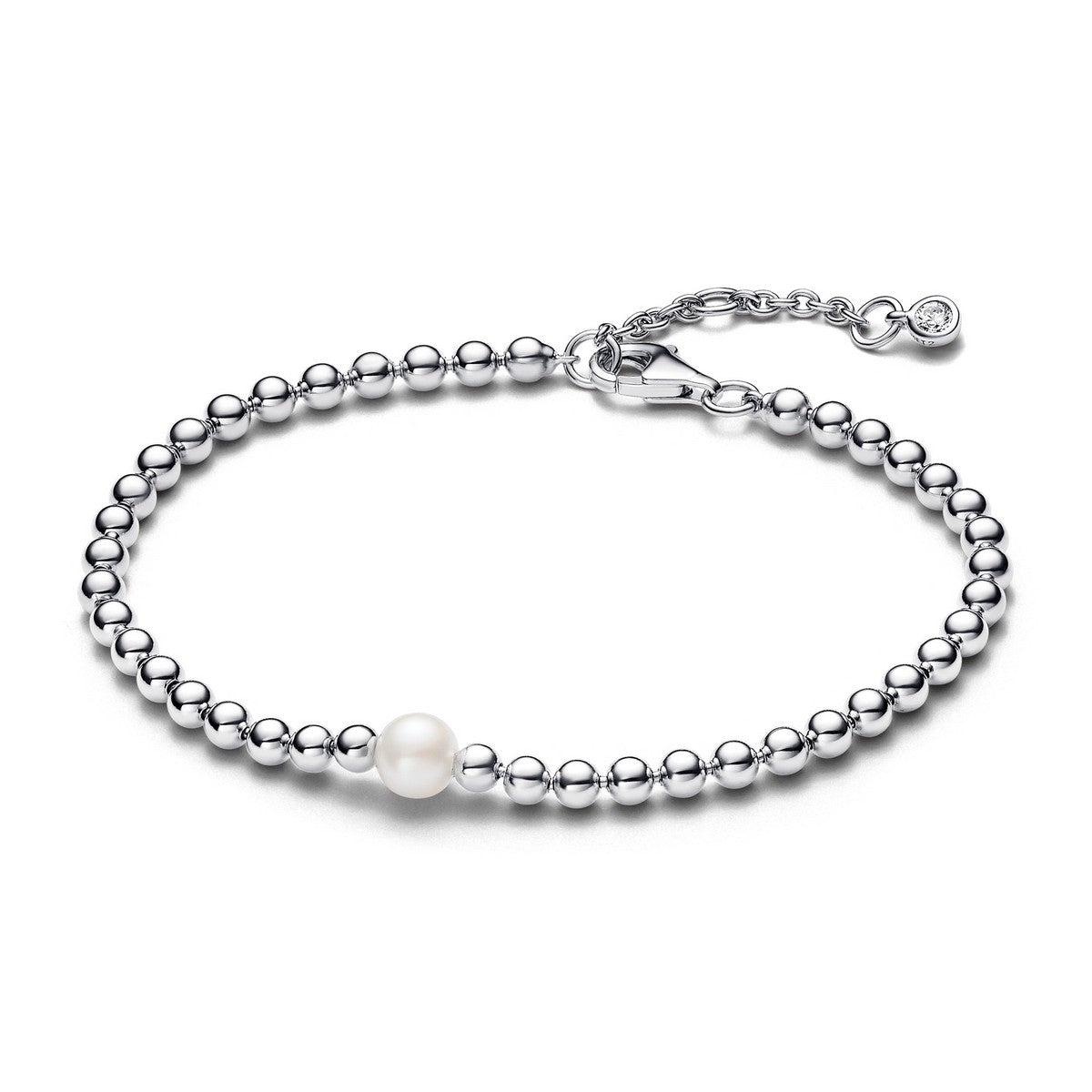 Pandora Behandelde Gecultiveerde Zoetwaterparel en Kralen Armband zilver - 593173C01