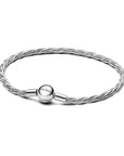 Pandora Ronde Slangenarmband met Gedraaide Schakel en Clasp - 593757C00 - PansiteNederland.nl