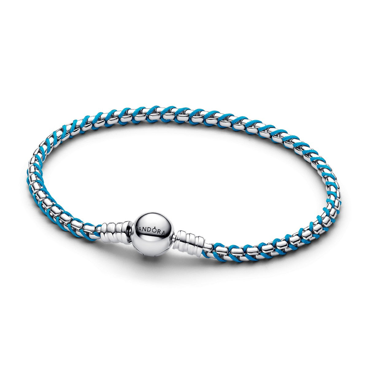 Pandora Blauw Koord Snake Chain armband - 593816C01 - PansiteNederland.nl