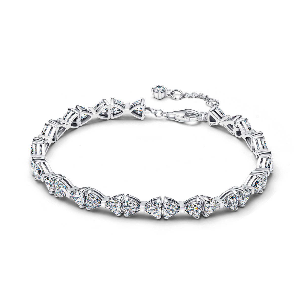Pandora Schakelarmband 594262C01 – Zilver met Zirkonia en Strik