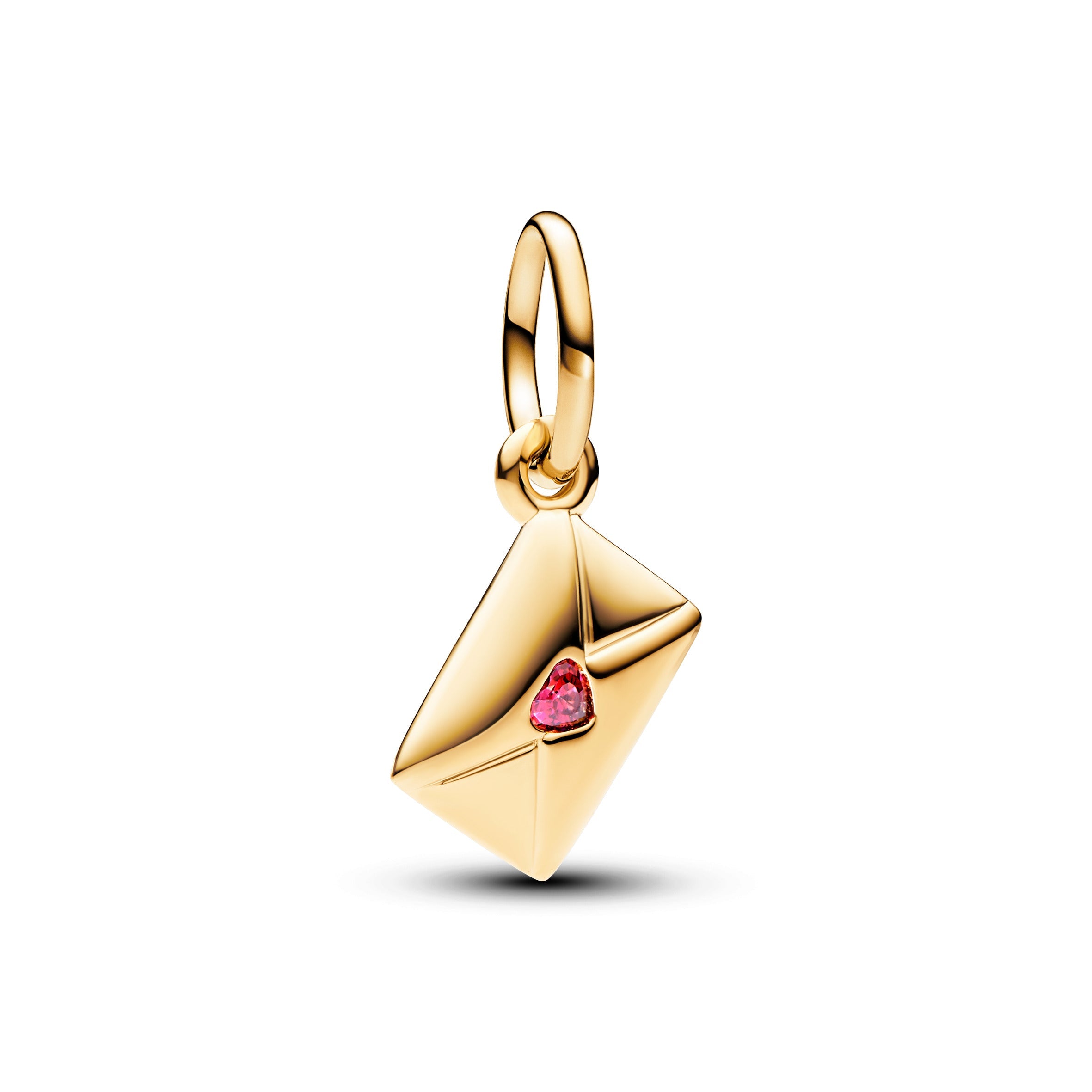Pandora Hangende bedel envelop liefdesbrief goudverguld - 762606C01