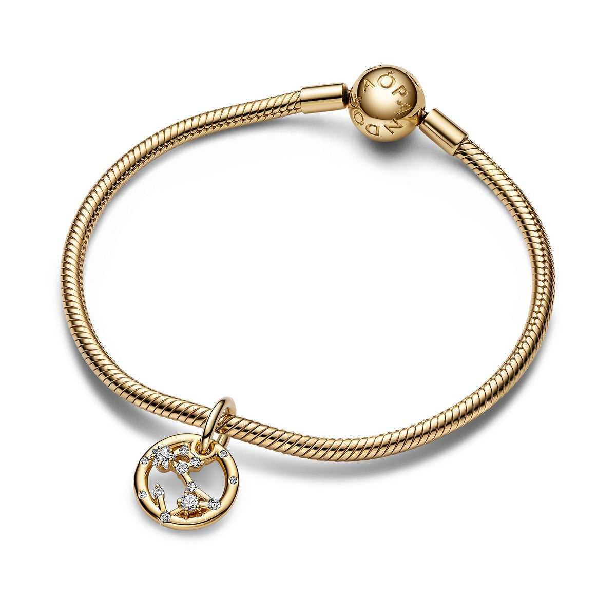 Pandora Dierenriem hangende bedel Vissen goudverguld - 762724C01