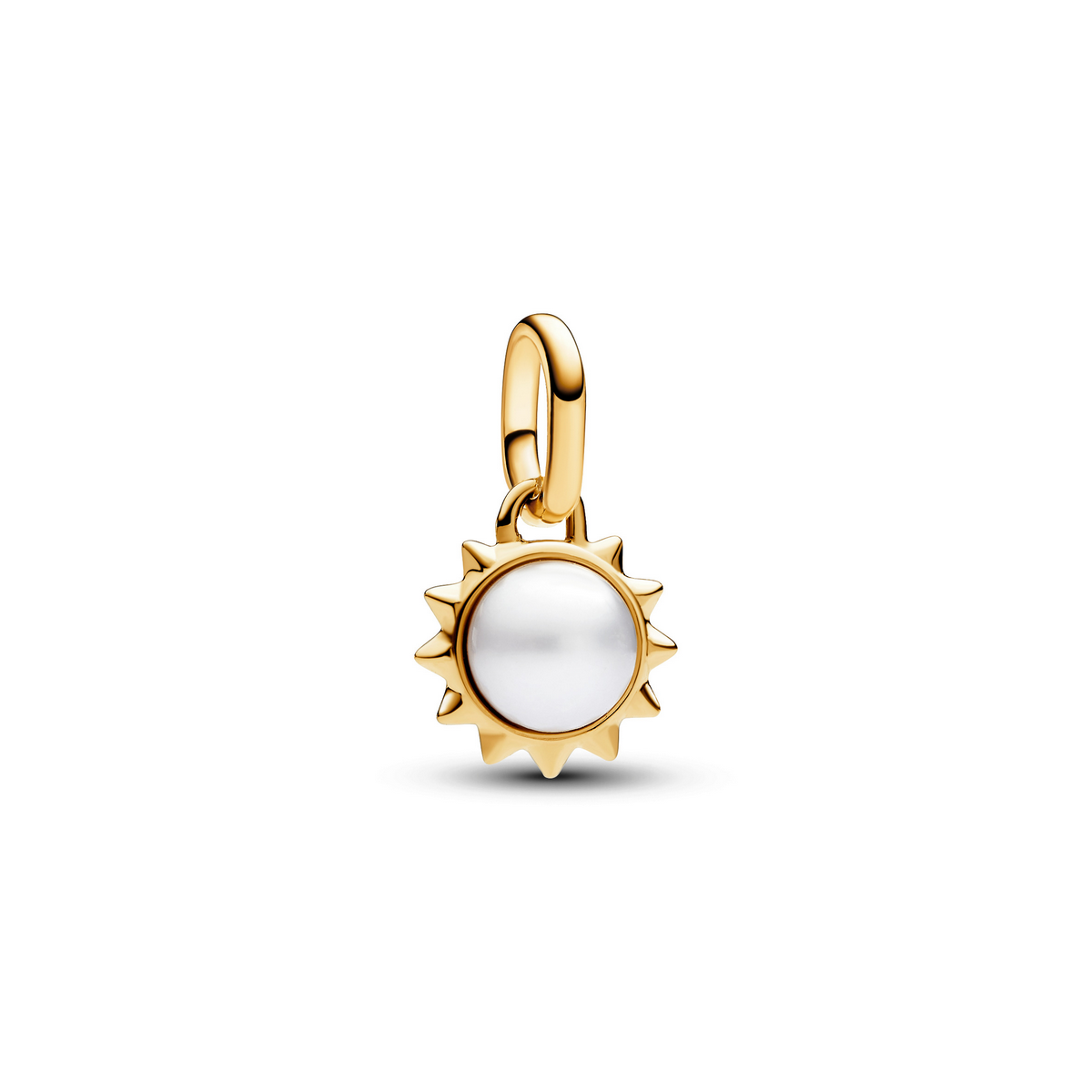 Pandora ME behandelde gecultiveerde zoetwaterparel zon armbandset goudverguld bedel - 763035C01